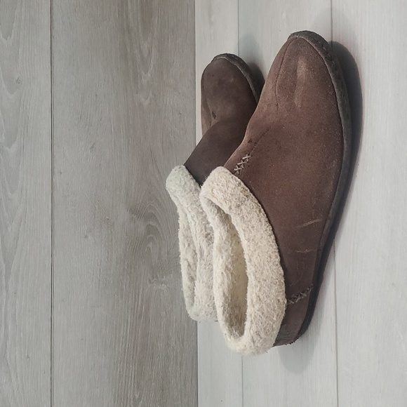 Sorel Women Leather Insulated Lined Slippers Flats shoes sz 8 - Picture 1 of 11